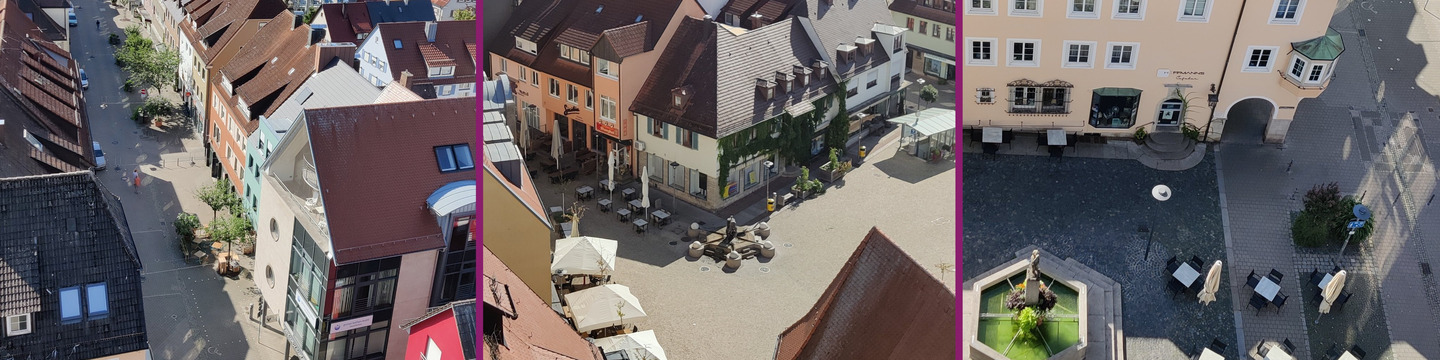 Plätze und Straßen der Innenstadt